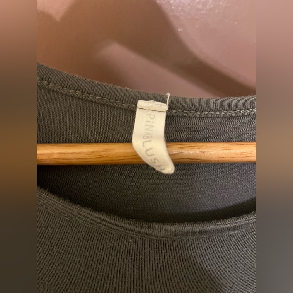 Pinkblush Olive Basic Side Slit Maternity Maxi Dr… - image 6